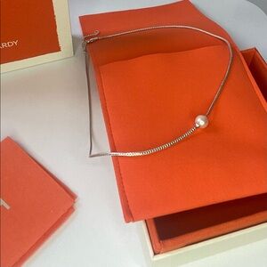 John Hardy Essentials Freshwater Pearl Necklace, Sterling Silver, 1.8mm